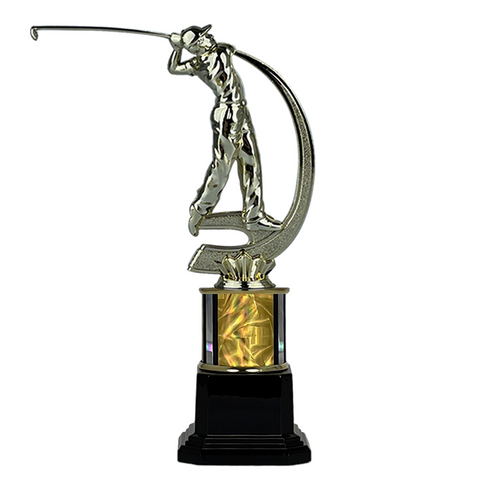 Trofeo de Tubo con Figura Serie 41 de Golf